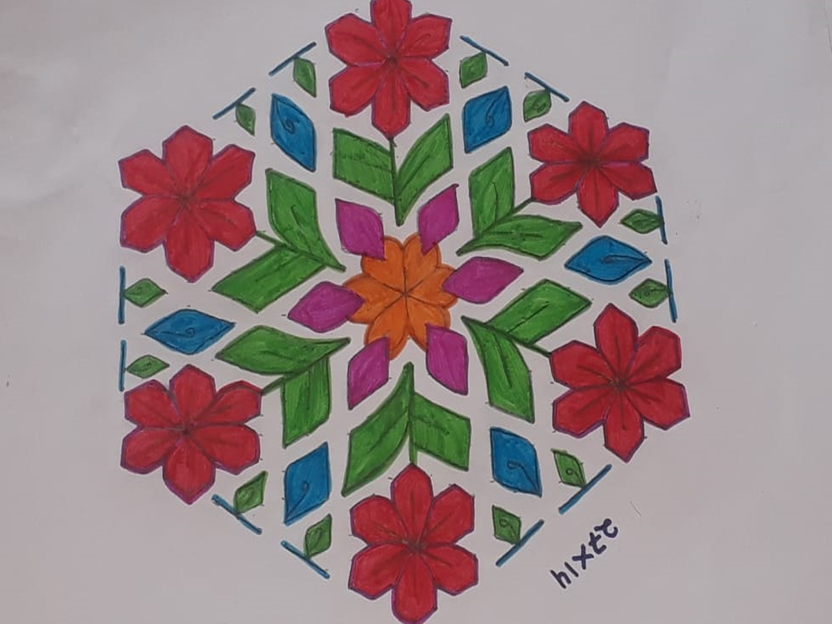 Sankranthi 2022 Muggulu: Attractive Sankranthi Special Rangoli Designs - Sakshi84