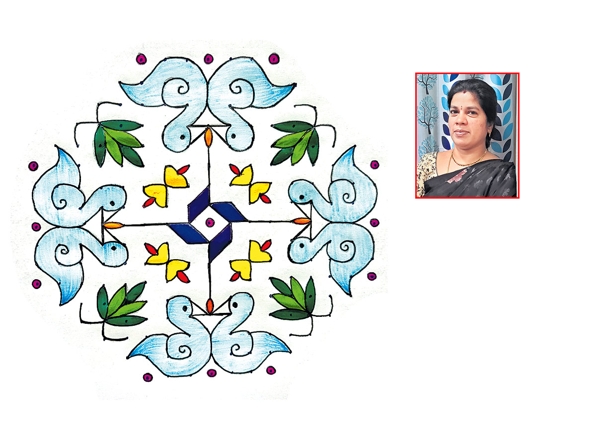 Sankranthi 2022 Muggulu: Attractive Sankranthi Special Rangoli Designs - Sakshi40