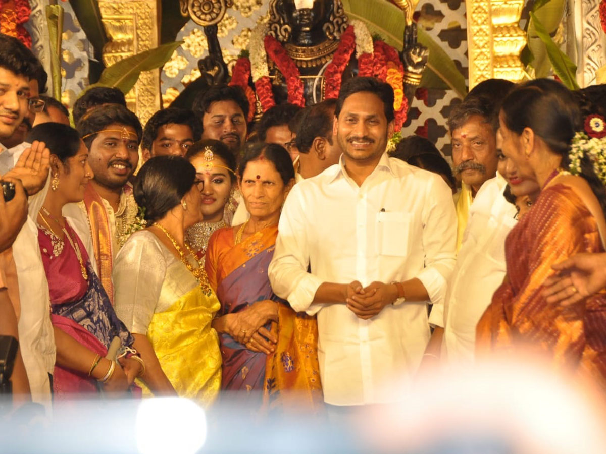 CM Jagan Attending The Wedding of MLA Katasani Son - Sakshi10