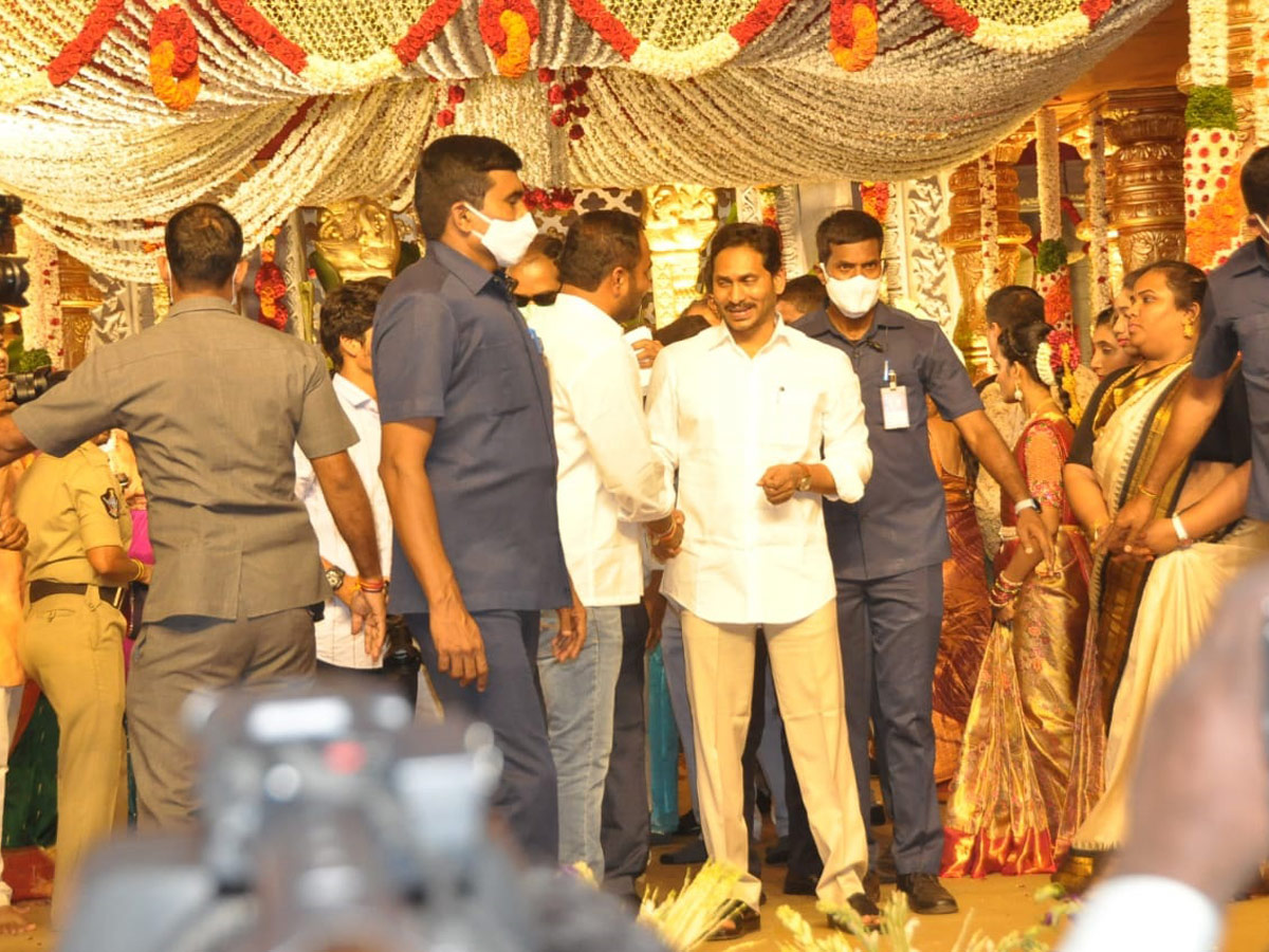 CM Jagan Attending The Wedding of MLA Katasani Son - Sakshi13