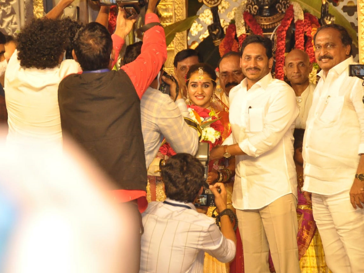 CM Jagan Attending The Wedding of MLA Katasani Son - Sakshi8