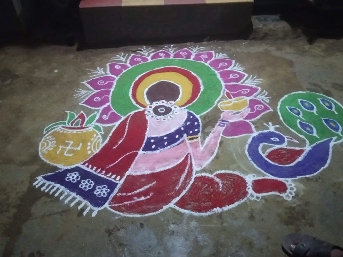 Sankranthi 2022 Muggulu: Attractive Sankranthi Special Rangoli Designs - Sakshi124