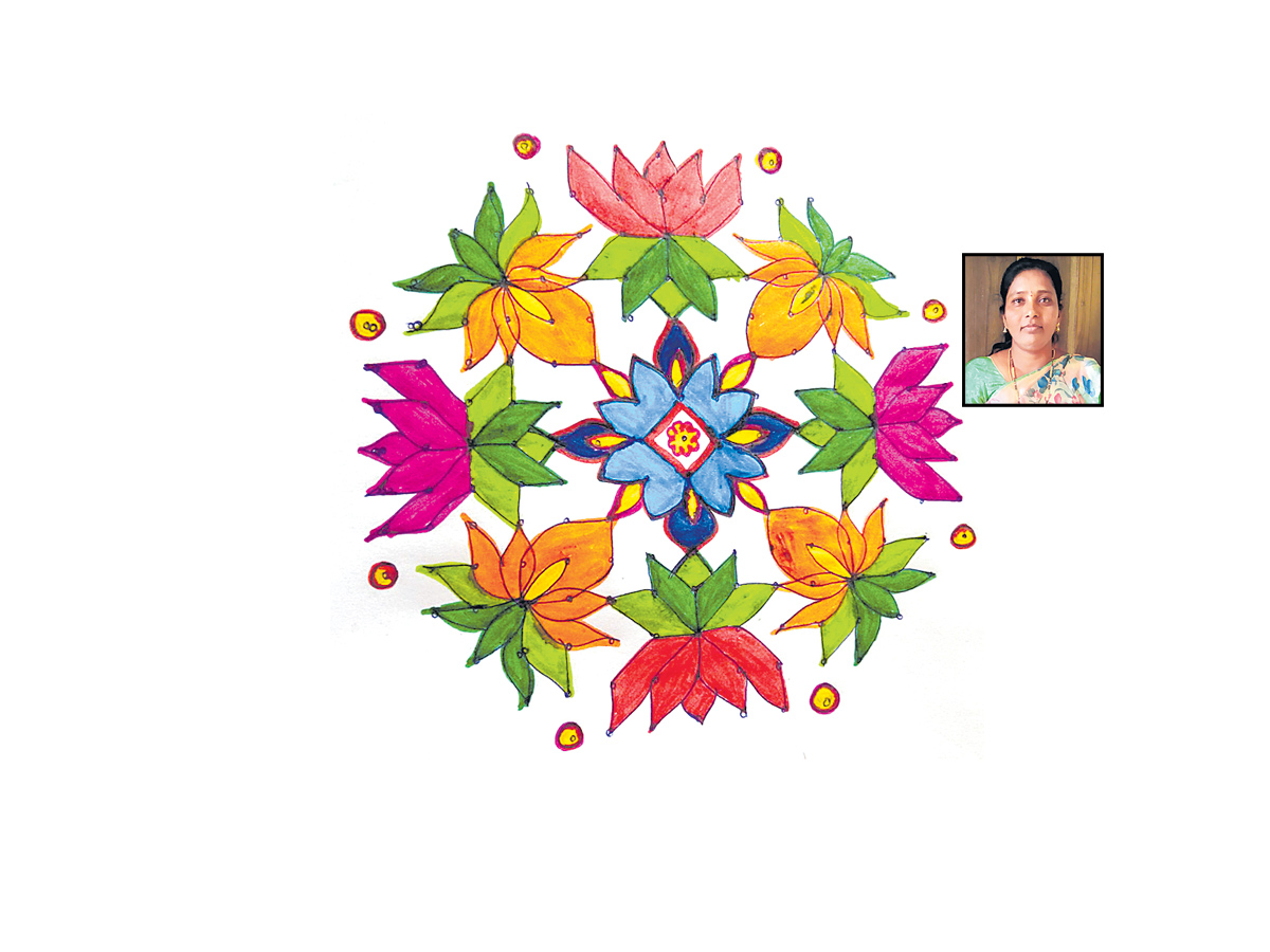 Sankranthi 2022 Muggulu: Attractive Sankranthi Special Rangoli Designs - Sakshi38