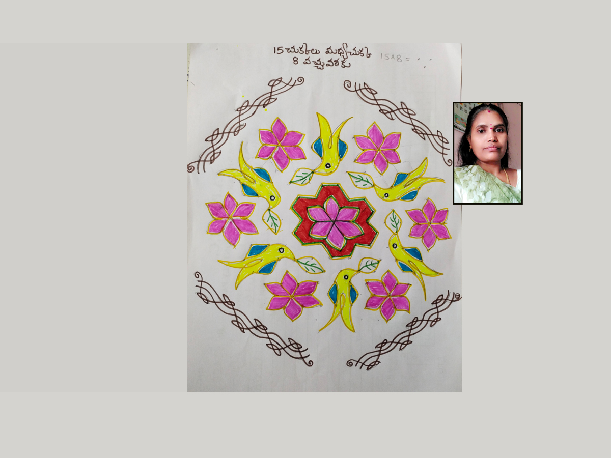 Sankranthi 2022 Muggulu: Attractive Sankranthi Special Rangoli Designs - Sakshi116