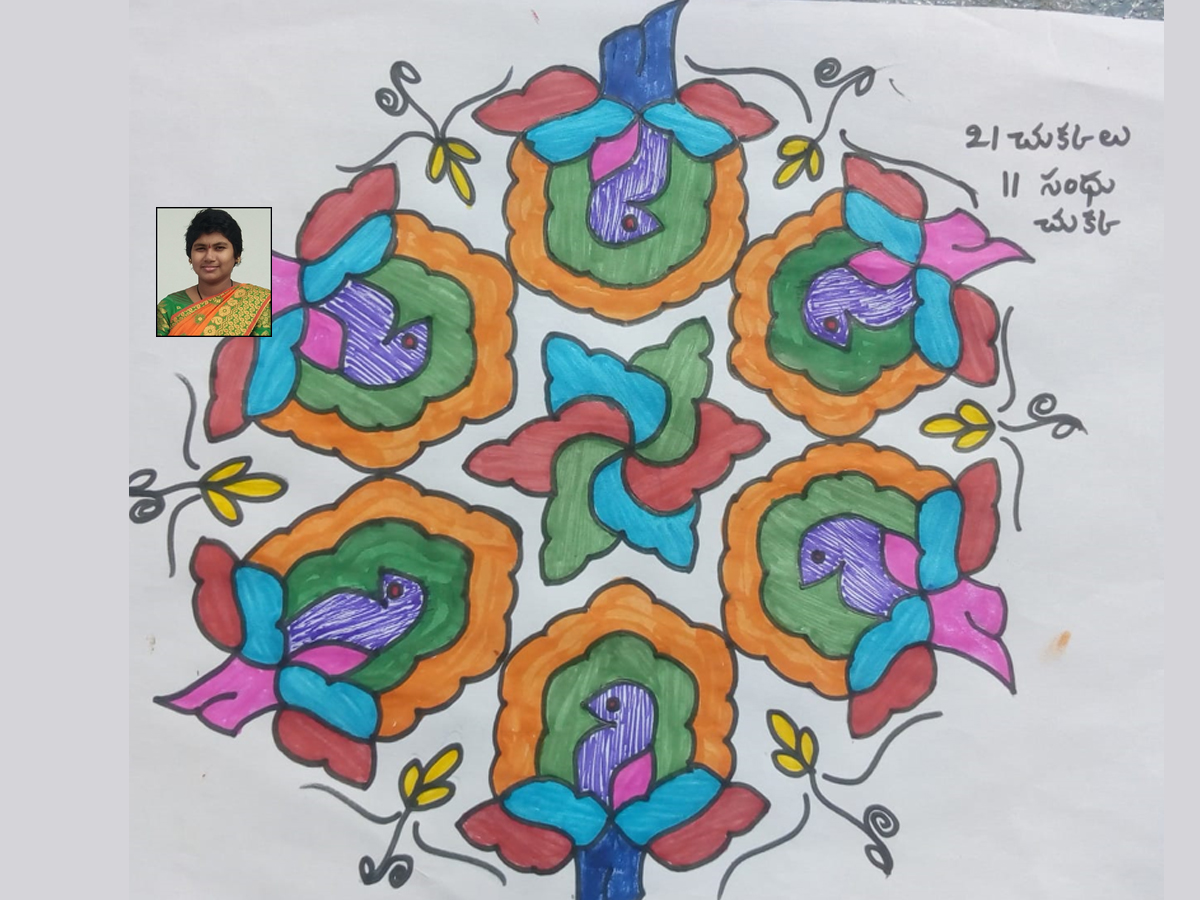 Sankranthi 2022 Muggulu: Attractive Sankranthi Special Rangoli Designs - Sakshi117