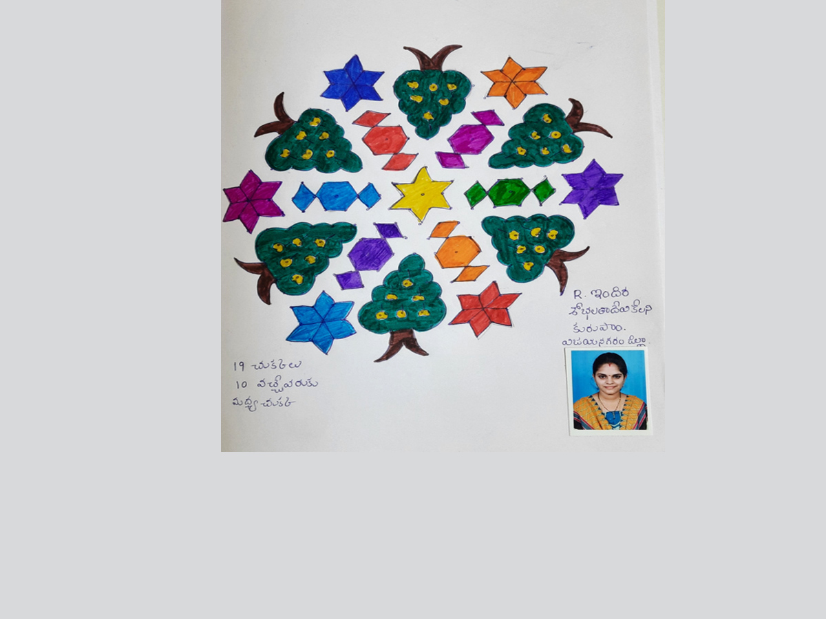 Sankranthi 2022 Muggulu: Attractive Sankranthi Special Rangoli Designs - Sakshi130