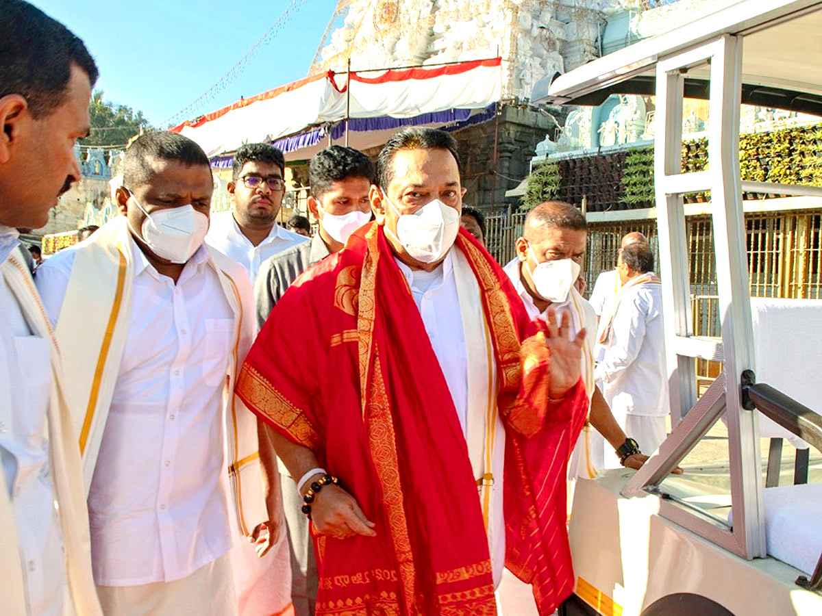 Sri Lanka Prime Minister Mahinda Rajapaksa To Visit Tirumala Temple - Sakshi13