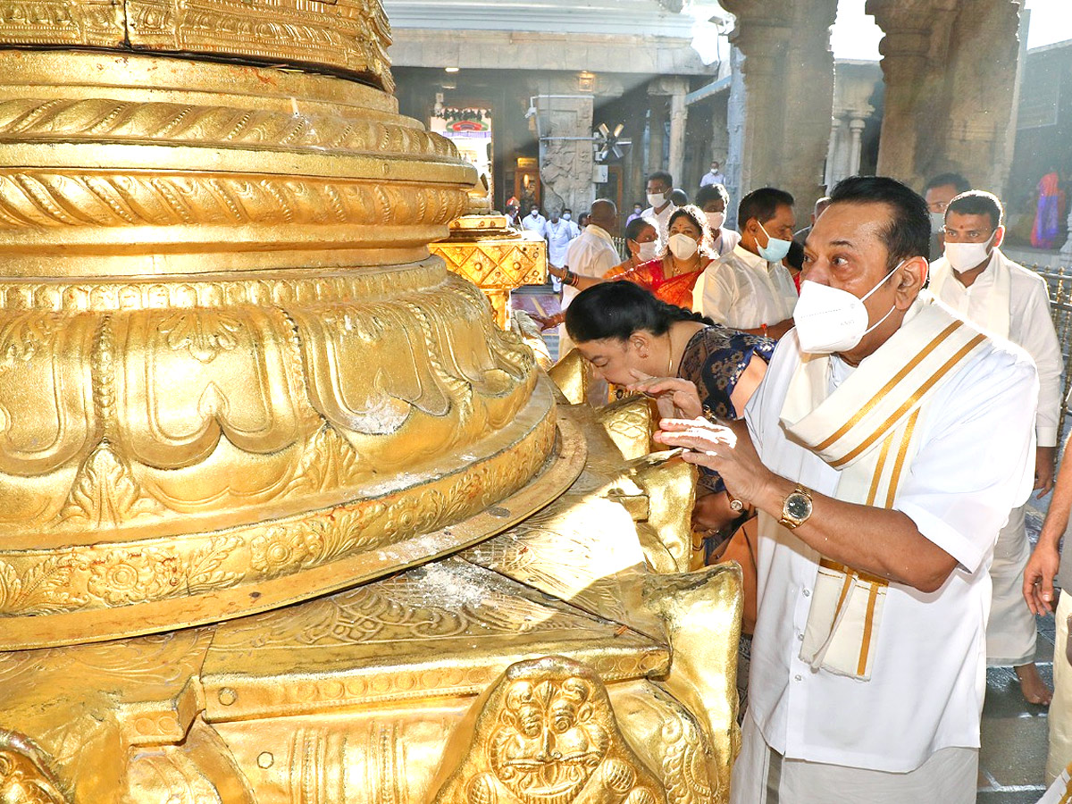 Sri Lanka Prime Minister Mahinda Rajapaksa To Visit Tirumala Temple - Sakshi4