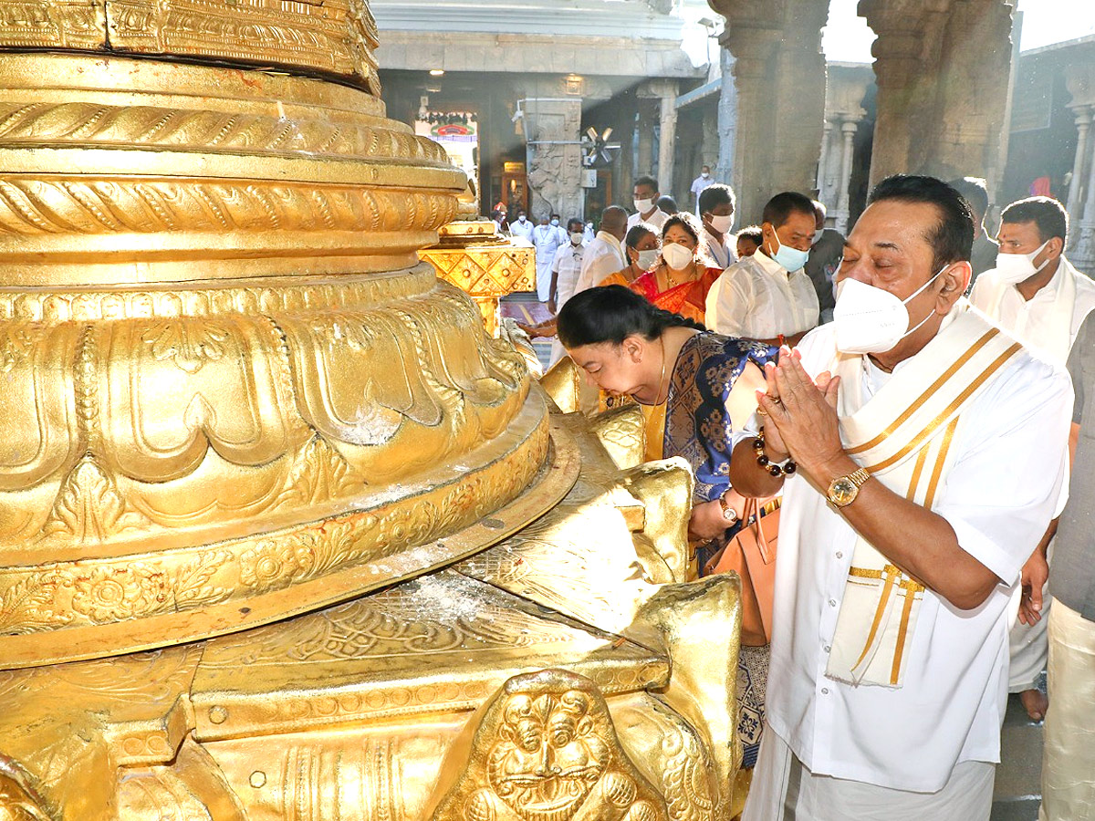 Sri Lanka Prime Minister Mahinda Rajapaksa To Visit Tirumala Temple - Sakshi7