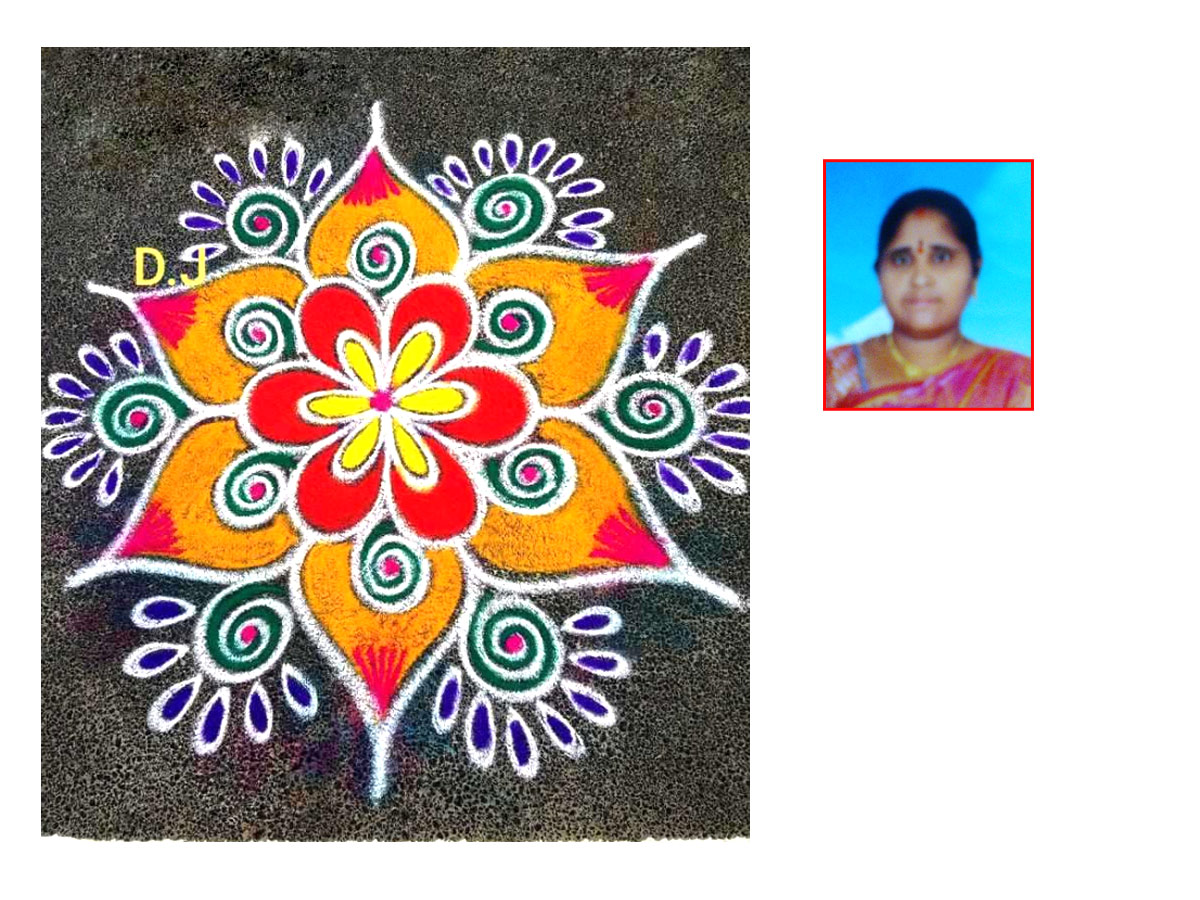 Sankranthi 2022 Muggulu: Attractive Sankranthi Special Rangoli Designs - Sakshi142