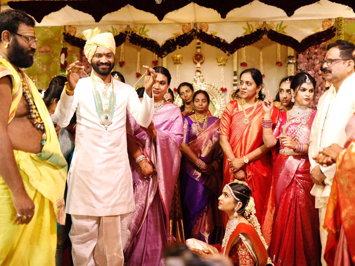 YSRCP MP Balasouri son Anudeep wedding Photo Gallery - Sakshi6