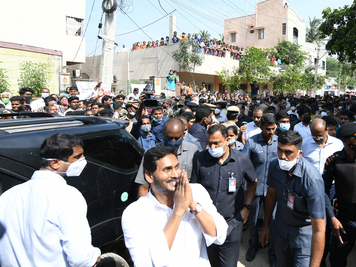 CM YS Jagan Visits Flood Affected Areas In Chittoor and Nellore Dist Photo Gallery - Sakshi25