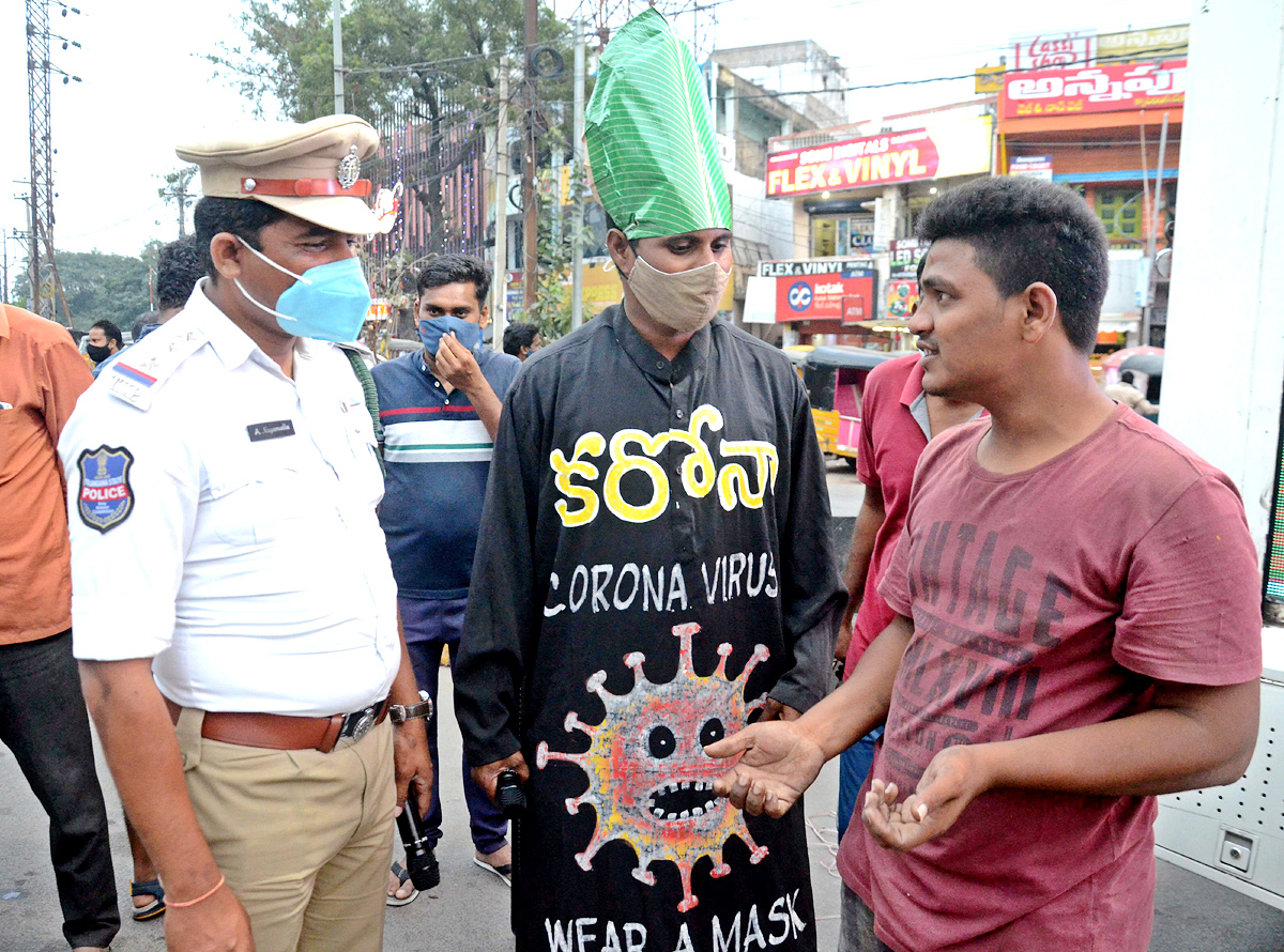 Mask rule enforcement back in Telangana - Sakshi2