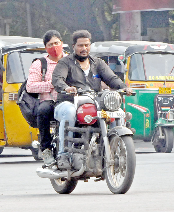 Mask rule enforcement back in Telangana - Sakshi10