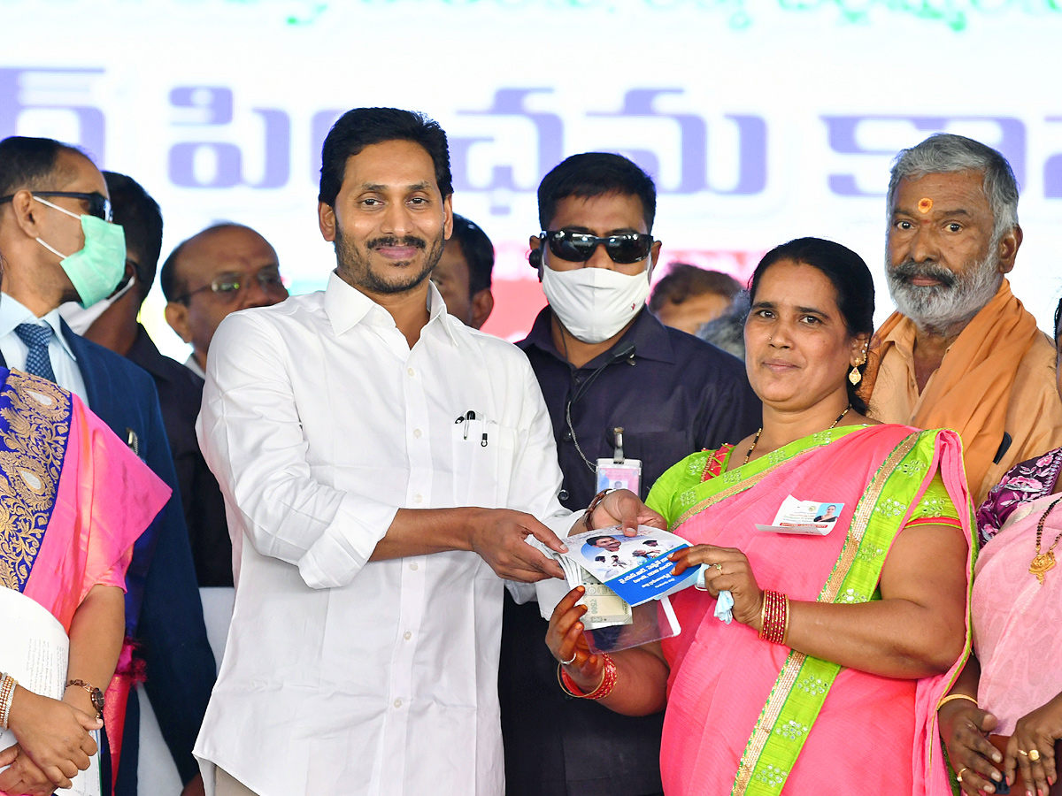 CM YS Jagan launch distribution of hiked YSR pension kanuka Photo Gallery - Sakshi33