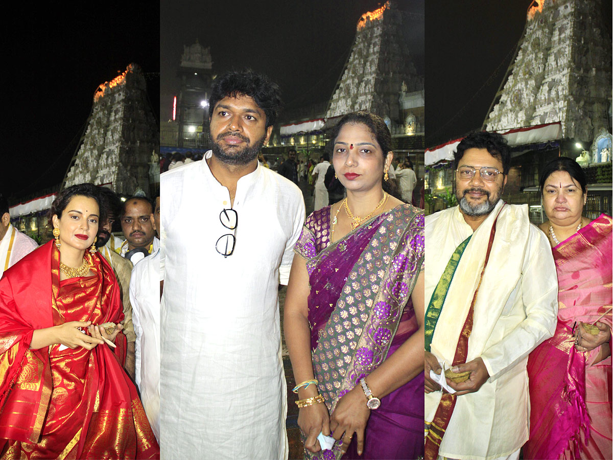 Cine Celebrities and VIPs Visit Tirumala Temple  - Sakshi1