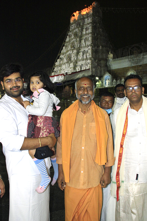 Cine Celebrities and VIPs Visit Tirumala Temple  - Sakshi15