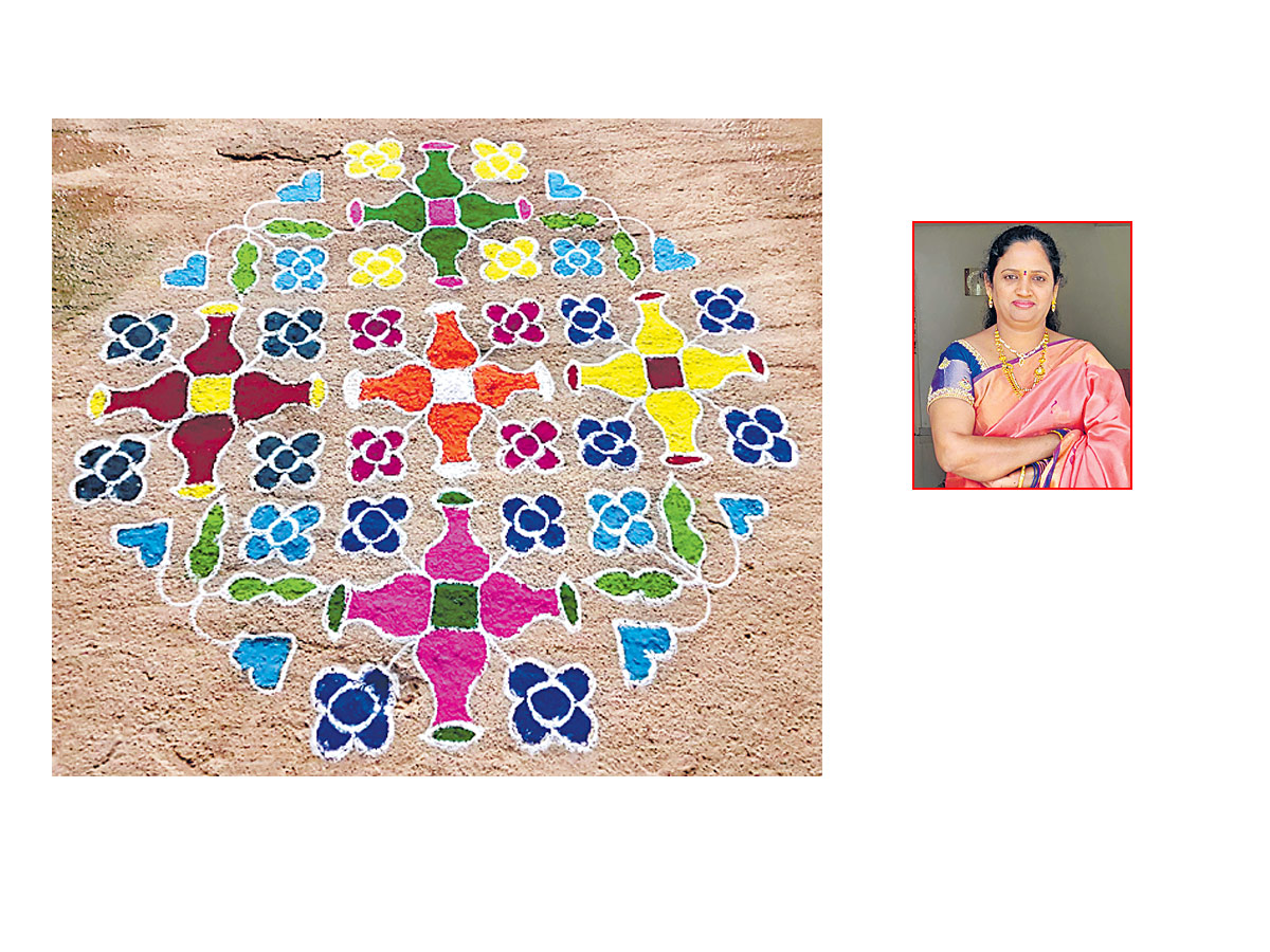 Sankranthi 2022 Muggulu: Attractive Sankranthi Special Rangoli Designs - Sakshi31