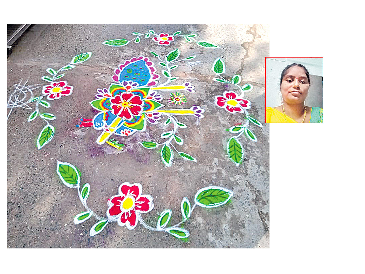 Sankranthi 2022 Muggulu: Attractive Sankranthi Special Rangoli Designs - Sakshi9