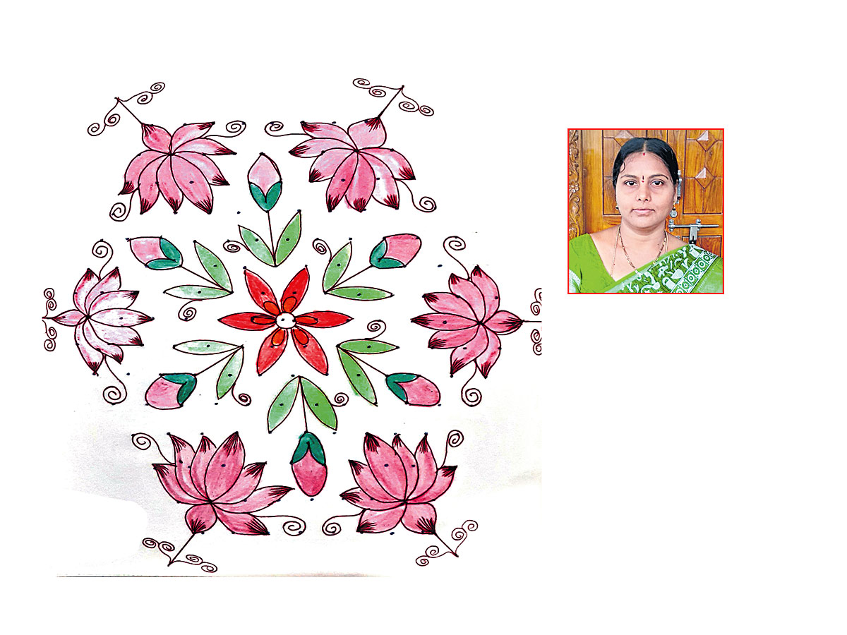 Sankranthi 2022 Muggulu: Attractive Sankranthi Special Rangoli Designs - Sakshi7