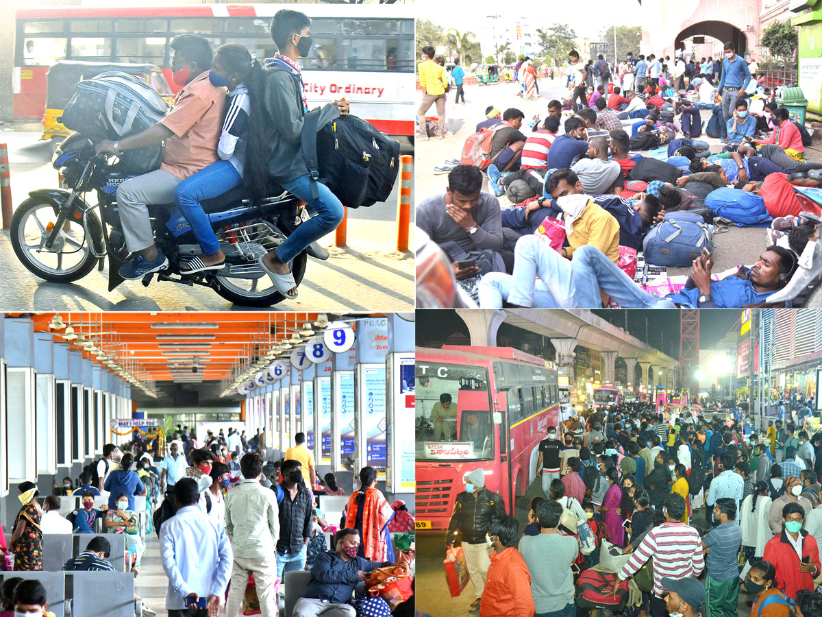 Huge Rush At Secunderabad Railway Station Sankranthi Festival - Sakshi1