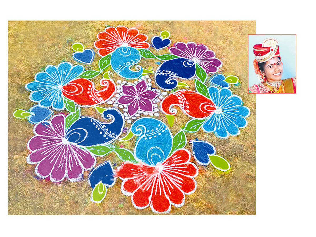 Sankranthi 2022 Muggulu: Attractive Sankranthi Special Rangoli Designs - Sakshi3