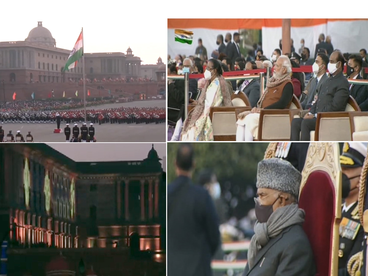 Beating The Retreat At The Republic Day Week Photo Gallery - Sakshi2