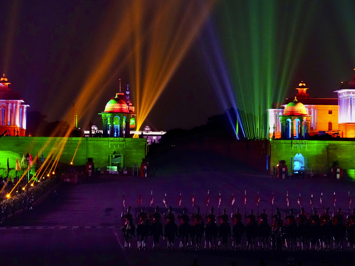 Beating The Retreat At The Republic Day Week Photo Gallery - Sakshi1