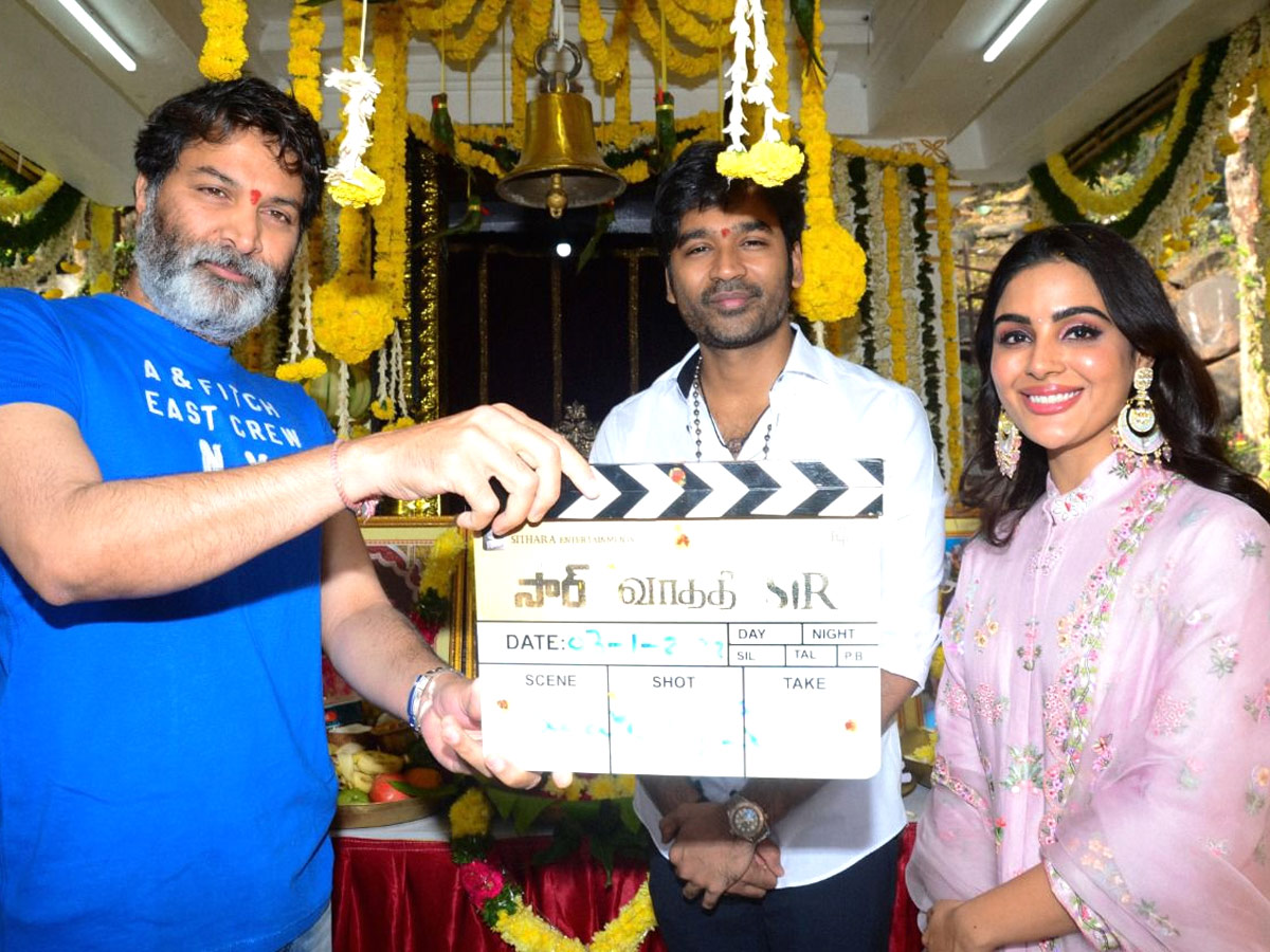 Dhanush And Venky Atluri SIR Movie Pooja Ceremony - Sakshi2