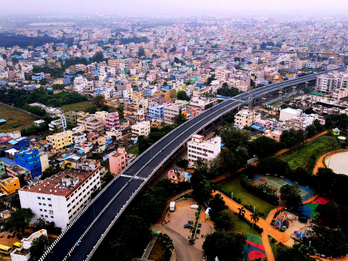 Srinivasa Sethu Flyover lighting Photo Gallery - Sakshi10