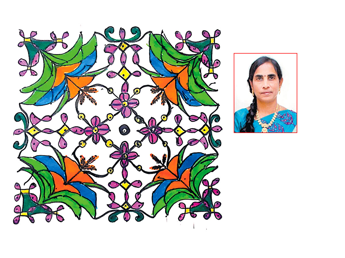 Sankranthi 2022 Muggulu: Attractive Sankranthi Special Rangoli Designs - Sakshi24