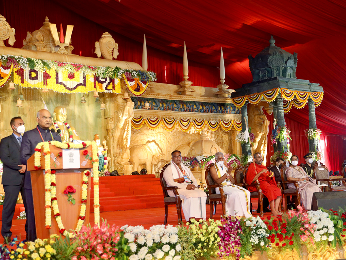 President Ramnath Kovind Visits Statue Of Equality Photo Gallery - Sakshi10