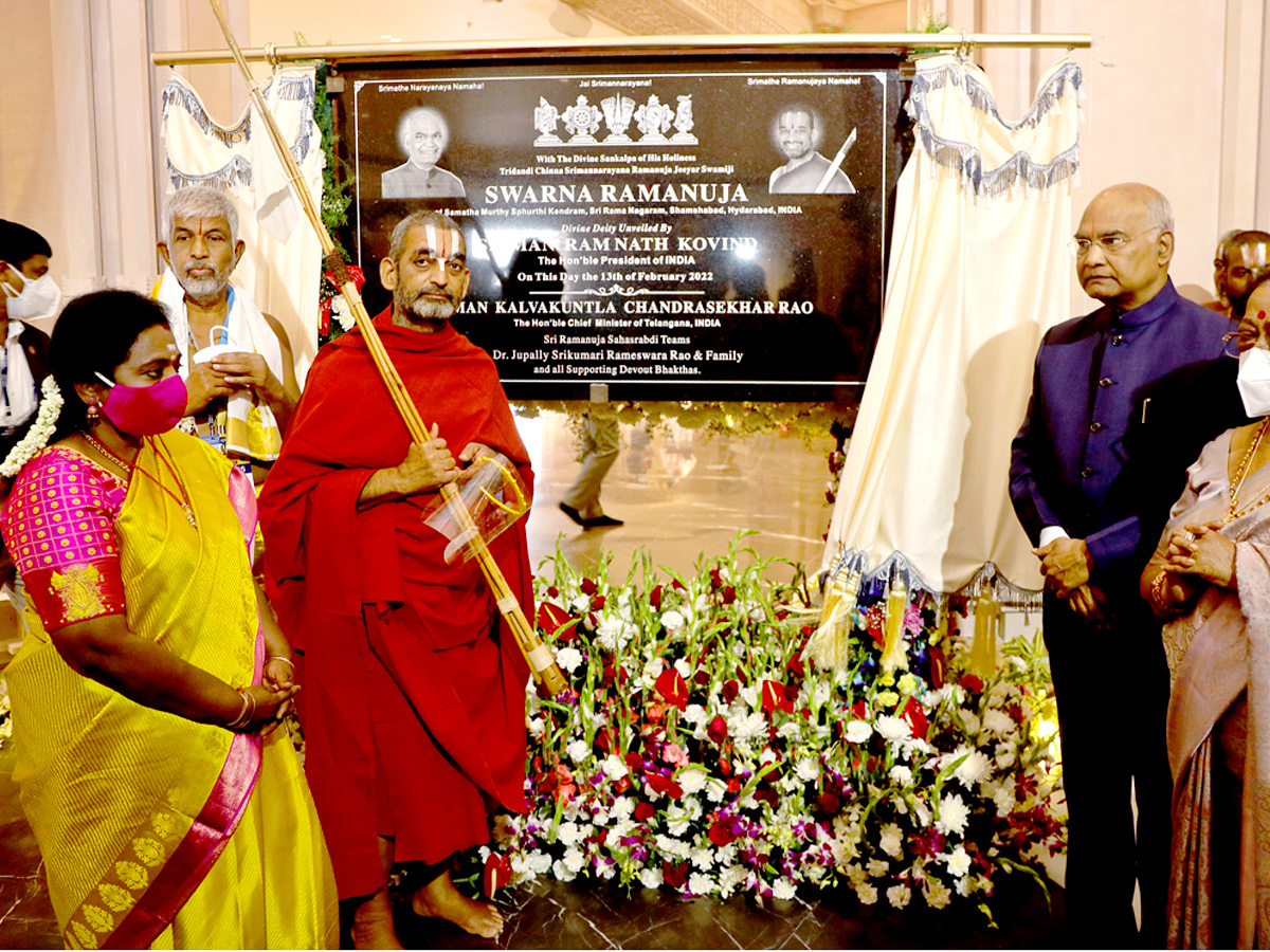 President Ramnath Kovind Visits Statue Of Equality Photo Gallery - Sakshi5