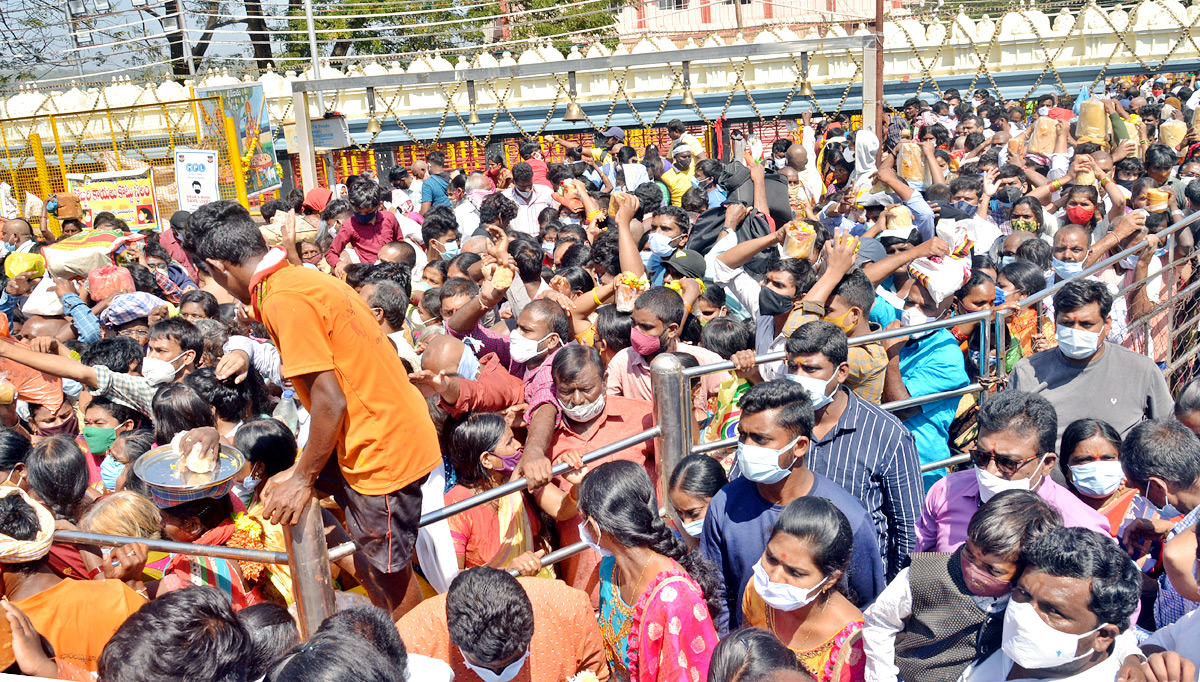 Heavy Rush With Devotees at Medaram Jatara - Sakshi24