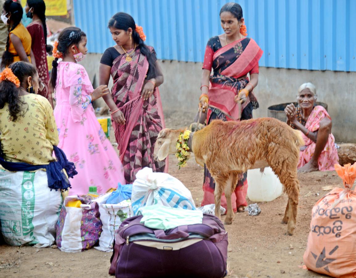 Huge Rush Of Devotees At Medaram Jatara - Sakshi18