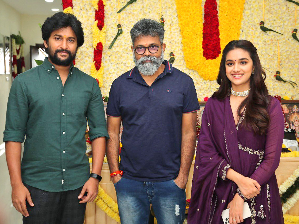 Nani and Keerthy Suresh Dasara goes on floors in Hyderabad - Sakshi3