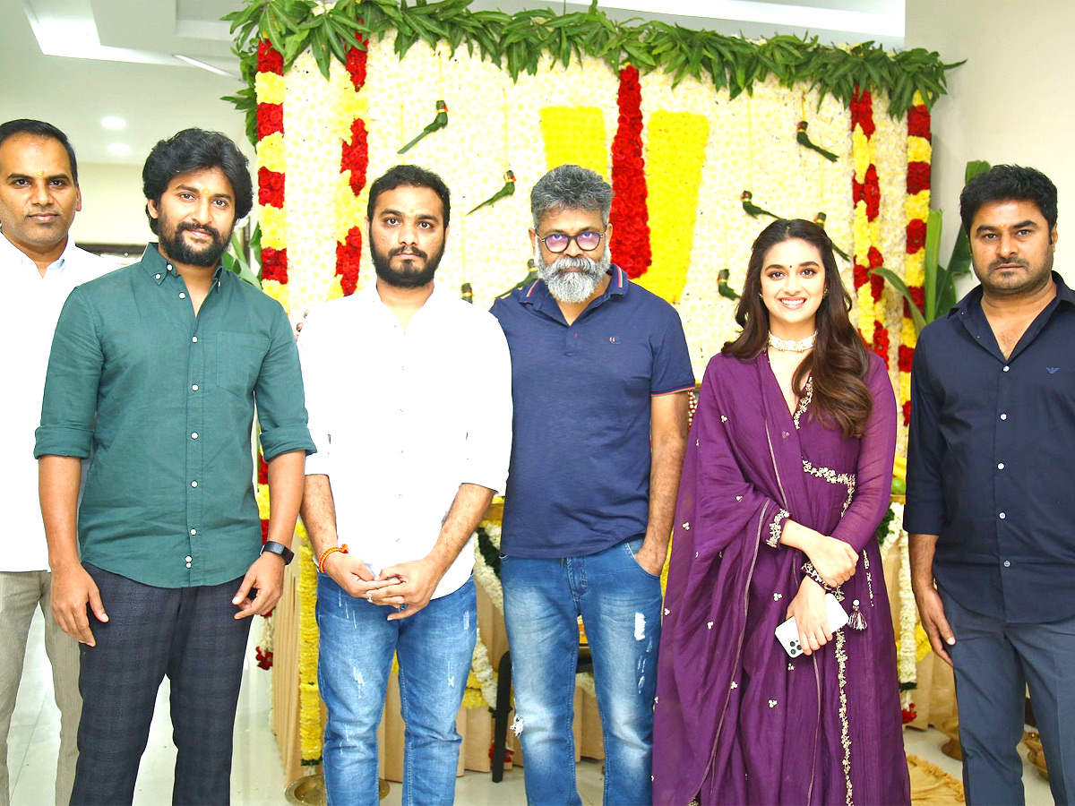 Nani and Keerthy Suresh Dasara goes on floors in Hyderabad - Sakshi4