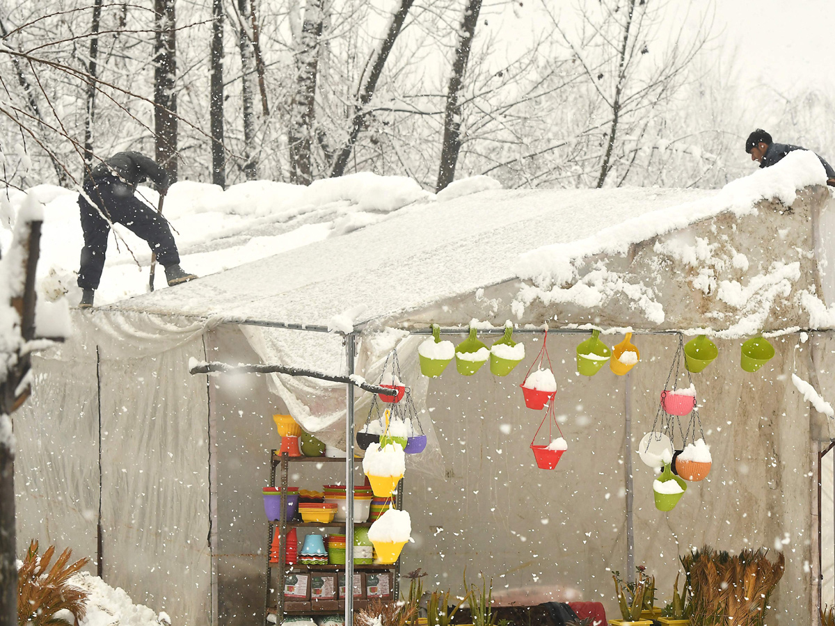 Heavy Snowfall in Jammu Kashmir Photo Gallery - Sakshi8