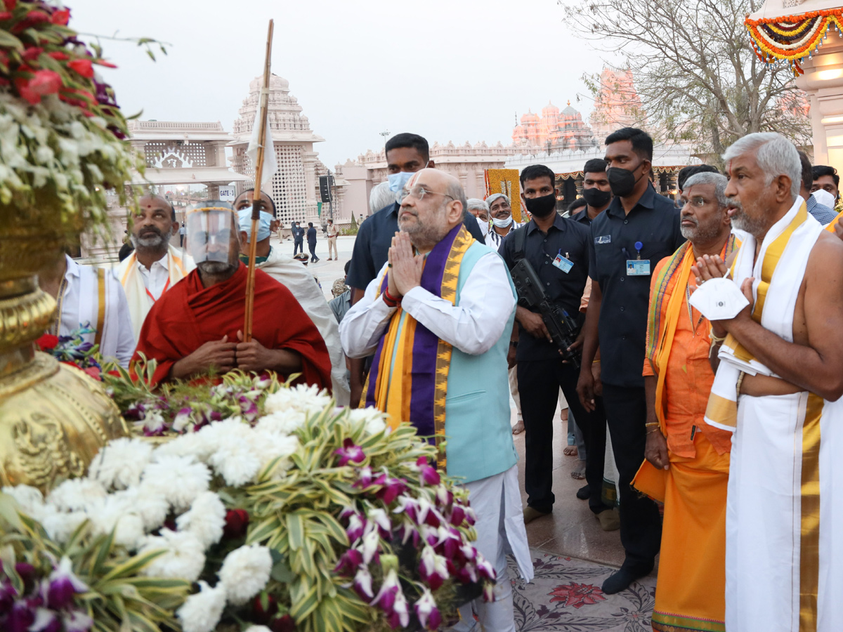 Home Minister Amit Shah visits Statue of Equality Photo Gallery - Sakshi10