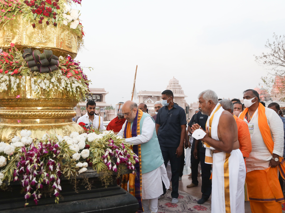 Home Minister Amit Shah visits Statue of Equality Photo Gallery - Sakshi17