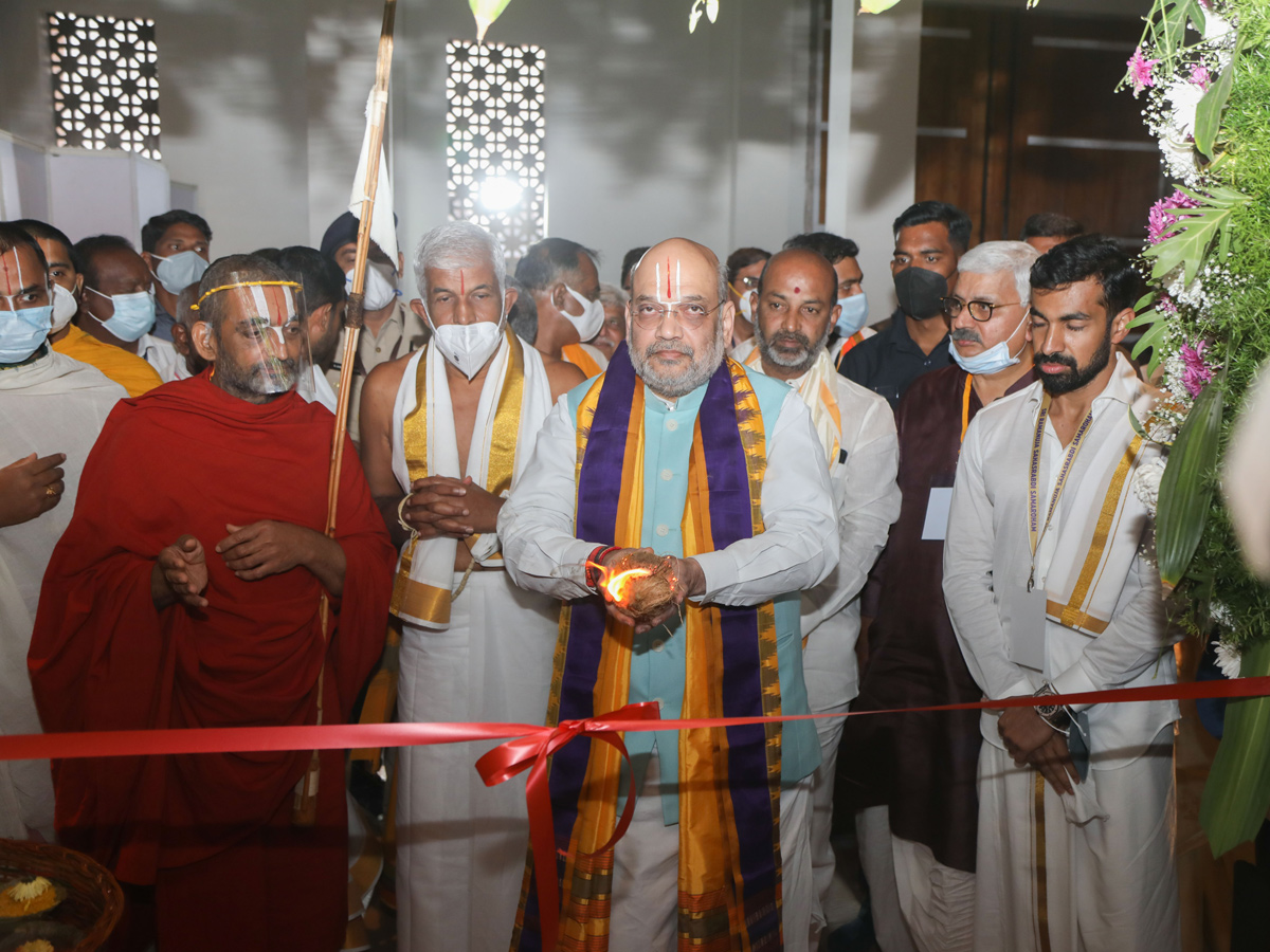 Home Minister Amit Shah visits Statue of Equality Photo Gallery - Sakshi23