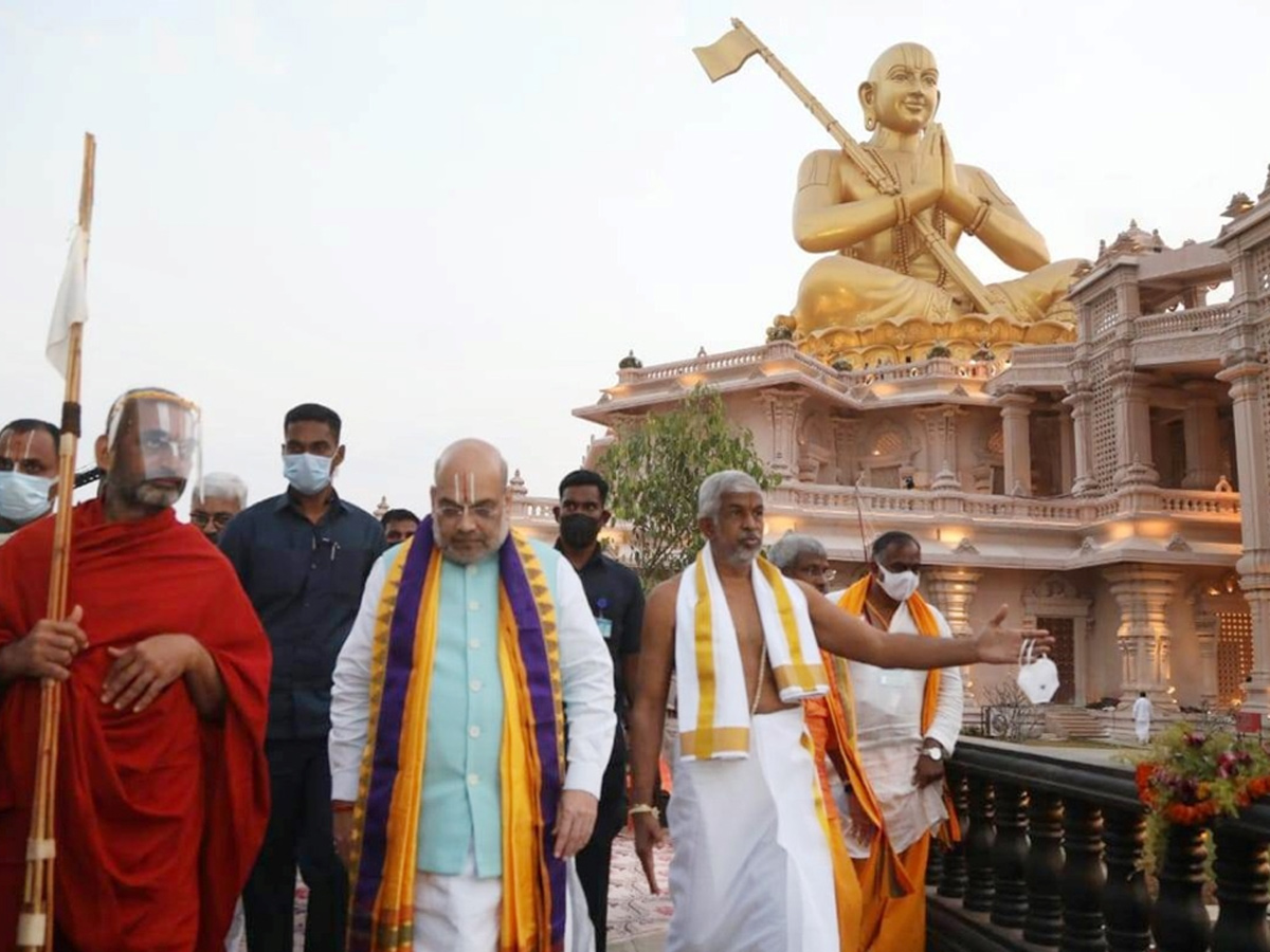 Home Minister Amit Shah visits Statue of Equality Photo Gallery - Sakshi28