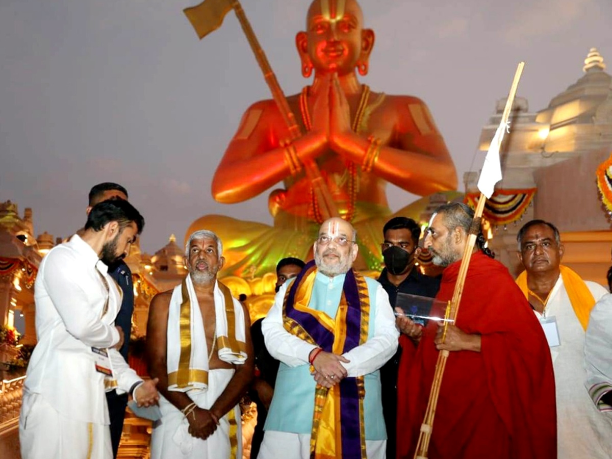 Home Minister Amit Shah visits Statue of Equality Photo Gallery - Sakshi29