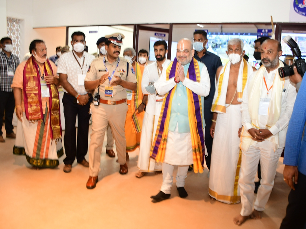 Home Minister Amit Shah visits Statue of Equality Photo Gallery - Sakshi39