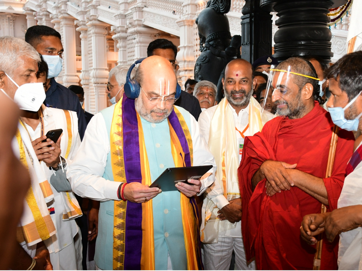 Home Minister Amit Shah visits Statue of Equality Photo Gallery - Sakshi40