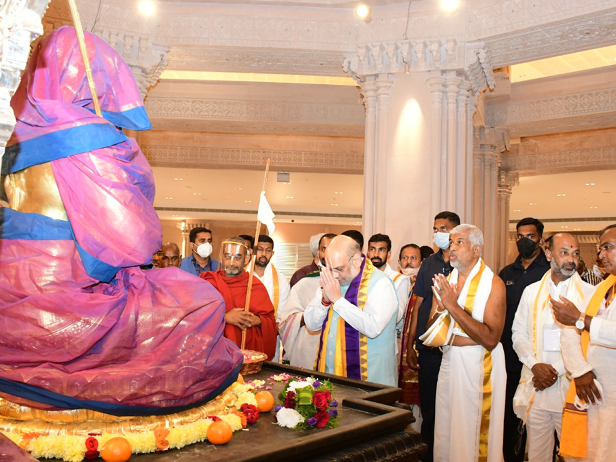 Home Minister Amit Shah visits Statue of Equality Photo Gallery - Sakshi41