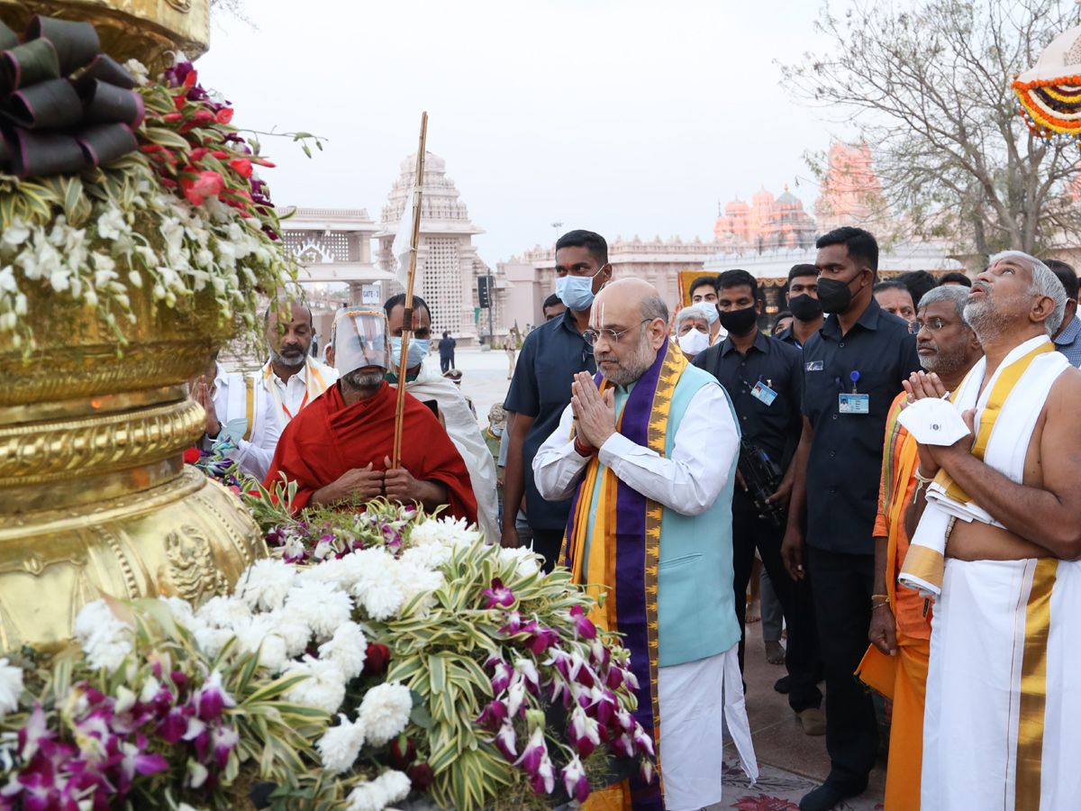 Home Minister Amit Shah visits Statue of Equality Photo Gallery - Sakshi9