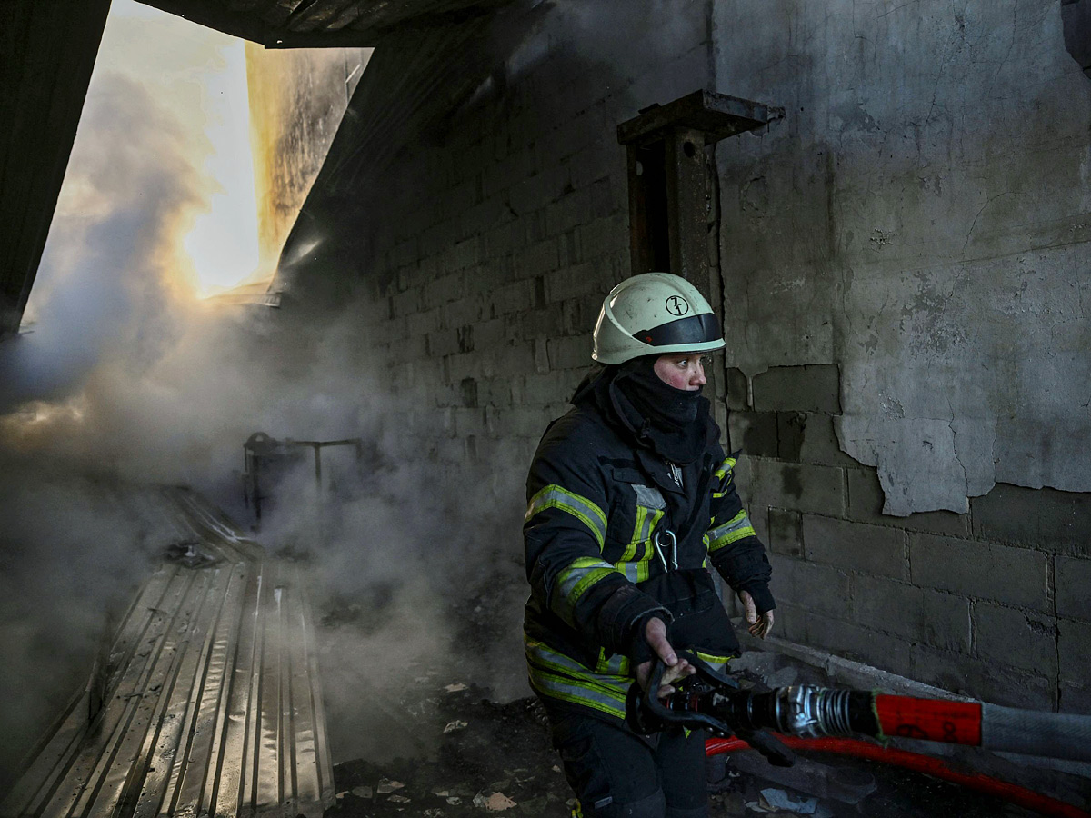 Kyiv skyline as Russian troops invade Ukraine Photo Gallery - Sakshi11