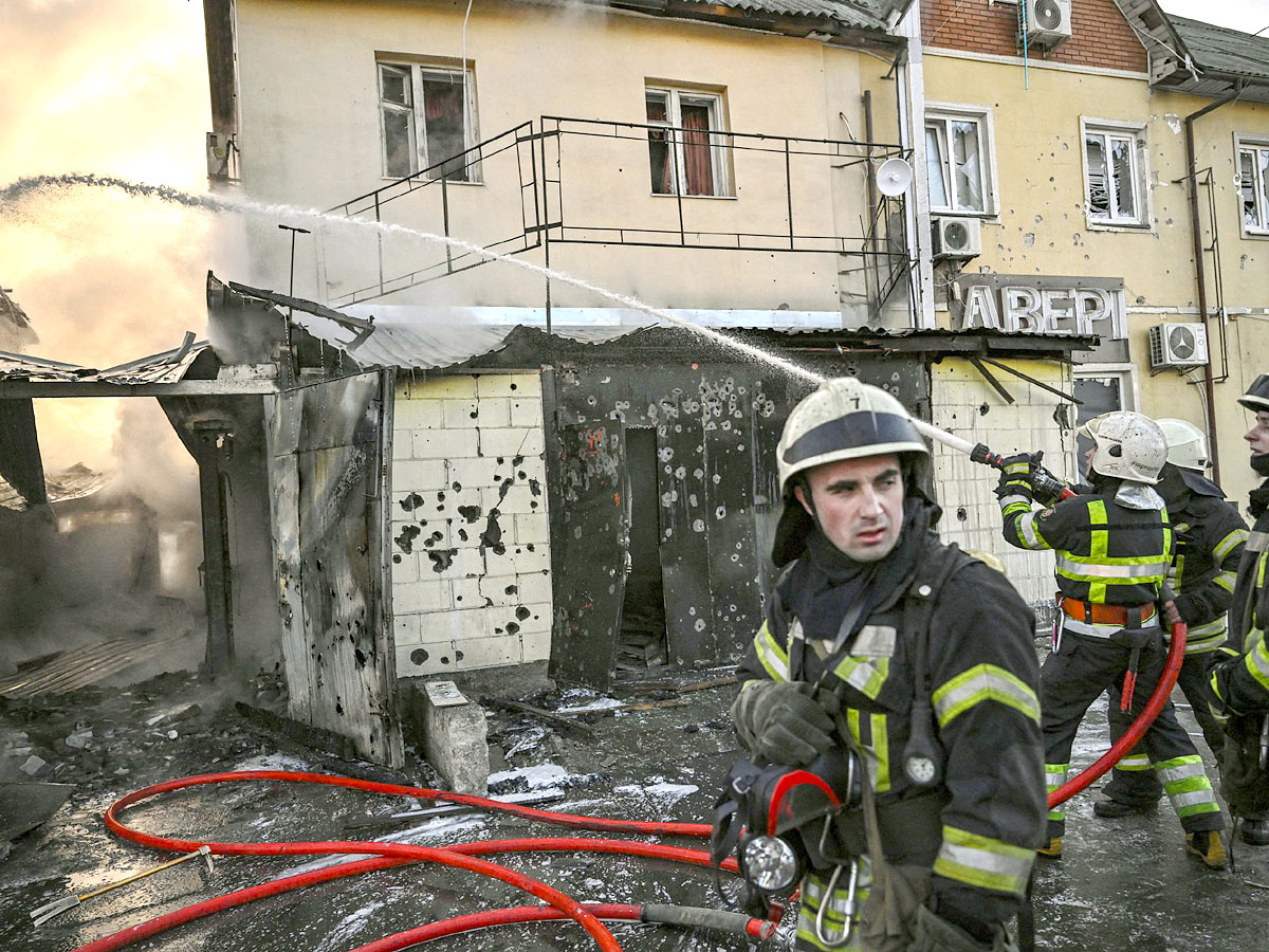 Kyiv skyline as Russian troops invade Ukraine Photo Gallery - Sakshi22