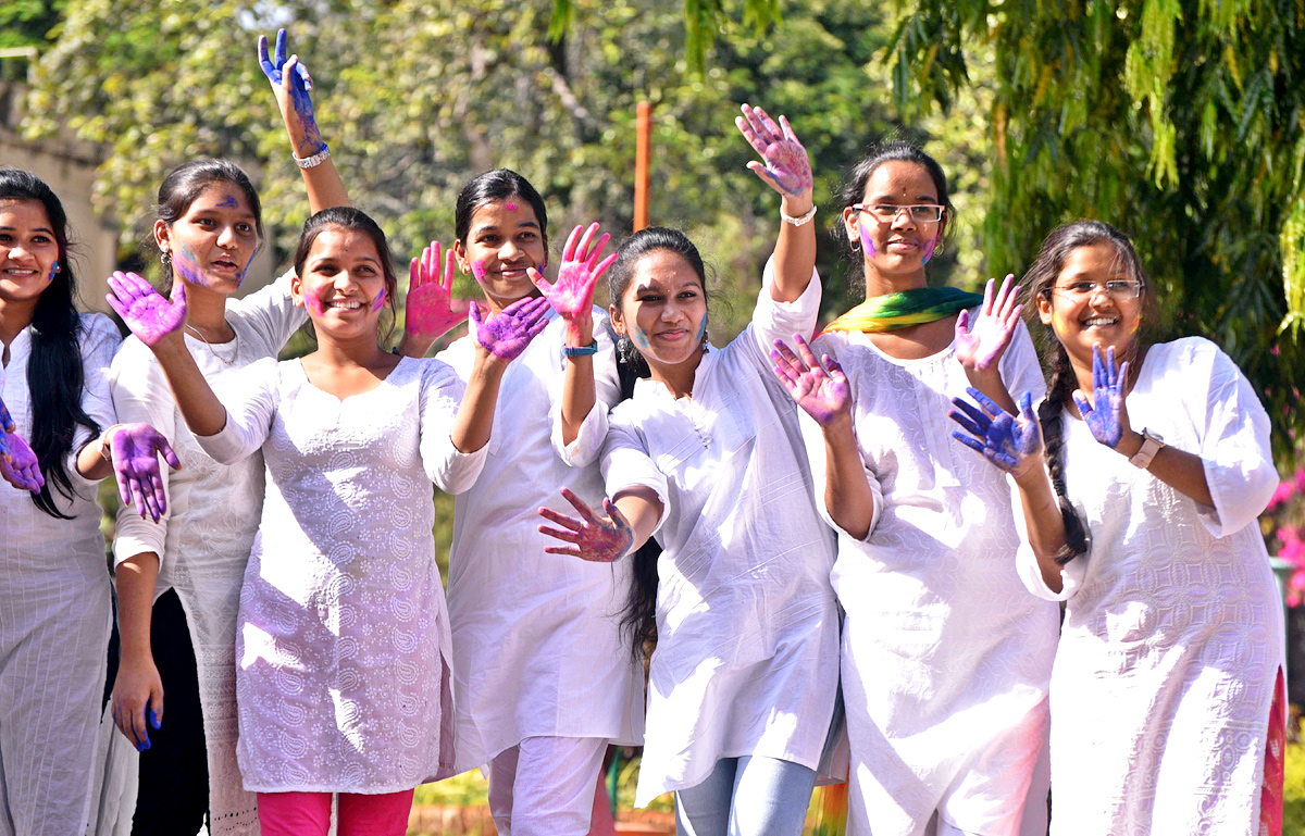 Holi Celebration In Hyderabad  - Sakshi1